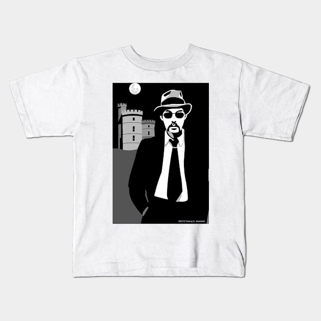 Detective Shades Kids T-Shirt by dennye